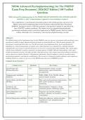 NR546 Advanced Psychopharmacology package deal