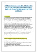 TCFP Fire Inspector Exam 2026  Package deal