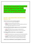 The Ultimate Connecticut Commercial Pesticide Applicator Exam Study Guide&colon; 300 Questions&comma; Answers&comma; and Rationales for Certification Success