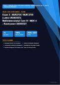 NUR 2755 Multidimensional Care IV MDC 4 Exam 3 &NewLine;Actual 2026&sol;2027 &ndash; 100&percnt; Verified &vert; Detailed Rationales &ndash; Pass Guaranteed &ndash; A&plus; Graded 