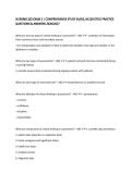 NURSING 202 EXAM 2 &vert; COMPREHENSIVE STUDY GUIDE&comma; NCLEX-STYLE PRACTICE QUESTIONS & ANSWERS 2026&sol;2027