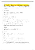 IS 410 Test Questions with Correct Answers
