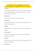 NAEMSE vocab&comma; NAEMSE Level 1 Test&NewLine;Review Questions with 100&percnt; Correct Answers