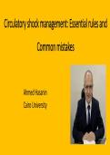 Advanced Critical Care Medicine&colon; Circulatory Shock Management with Verified Answers 2026
