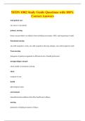 NFDN 1002 Study Guide Questions with 100&percnt;&NewLine;Correct Answers