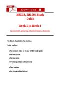 NR503 Study Guide&colon; Population Health & Epidemiology Notes&NewLine;&NewLine;