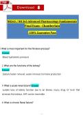 NR565 Advanced Pharmacology Exam Prep &vert; Kidney&comma; Endocrine & GI Study Guide&NewLine;&NewLine;