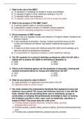 NMC UK Nursing and Midwifery MCQ Exam 2026-2027 Verified Questions with Correct Answers Guaranteed PASS Graded A&plus;