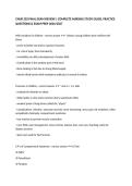 CNUR 302 FINAL EXAM REVIEW &vert; COMPLETE NURSING STUDY GUIDE&comma; PRACTICE QUESTIONS & EXAM PREP 2026&sol;2027