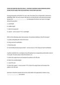 CNOR 200 QUESTION PRACTICE EXAM &vert; COMPLETE CERTIFIED NURSE OPERATING ROOM &lpar;CNOR&rpar; STUDY GUIDE&comma; PRACTICE QUESTIONS & EXAM PREP 2026&sol;2027