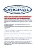 NR 222 HEALTH AND WELLNESS COMPREHENSIVE UPDATED QUESTIONS AND ANSWERS SURE A&period;pdf