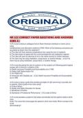 NR 222 CORRECT PAPER QUESTIONS AND ANSWERS SURE A&period;pdf
