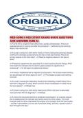 MED-SURG II HESI STUDY EXAMS GUIDE QUESTIONS&NewLine;AND ANSWERS SURE A&plus;&NewLine;