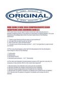 MED-SURG II HESI 2026 COMPREHENSIVE EXAM&NewLine;QUESTIONS AND ANSWERS SURE A&plus;