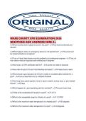 WAKE COUNTY CPO EXAMINATION 2026 QUESTIONS AND ANSWERS SURE A&period;pdf