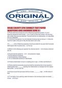 WAKE COUNTY CPO CORRECT TEST PAPER QUESTIONS AND ANSWERS SURE A&period;pdf