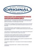 WAKE COUNTY CPO COMPREHESNSIVE UPDATED QUESTIONS AND ANSWERS SURE A&period;pdf