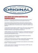 2026 CBSPD TEST PAPER QUESTIONS AND ANSWERS SURE A&period;pdf