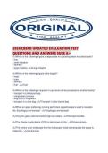2026 CBSPD UPDATED EVALUATION TEST QUESTIONS AND ANSWERS SURE A&period;pdf