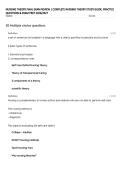 NURSING THEORY FINAL EXAM REVIEW &vert; COMPLETE NURSING THEORY STUDY GUIDE&comma; PRACTICE QUESTIONS & EXAM PREP 2026&sol;2027