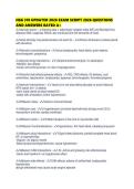 NSG 318 UPDATED 2026 EXAM SCRIPT 2026 QUESTIONS AND ANSWERS RATED A&period;pdf