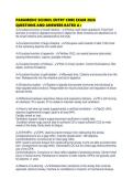 PARAMEDIC SCHOOL ENTRY CORE EXAM 2026 QUESTIONS AND ANSWERS RATED A&period;pdf