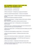 CDH PARAMEDIC ENTRANCE STUDY GUIDE 2026 QUESTIONS AND ANSWERS RATED A&period;pdf