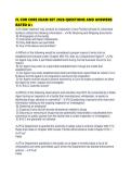 FL CDR CORE EXAM SET 2026 QUESTIONS AND ANSWERS RATED A&period;pdf