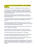 FL CDR LATEST 2026 EXAM QUESTIONS AND ANSWERS RATED A&period;pdf