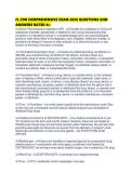 FL CDR COMPREHENSIVE EXAM 2026 QUESTIONS AND ANSWERS RATED A&period;pdf