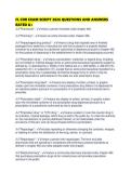 FL CDR EXAM SCRIPT 2026 QUESTIONS AND ANSWERS RATED A&period;pdf&NewLine;&NewLine;1&period; Document information