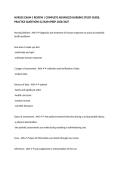 NUR501 EXAM 1 REVIEW &vert; COMPLETE ADVANCED NURSING STUDY GUIDE&comma; PRACTICE QUESTIONS & EXAM PREP 2026&sol;2027