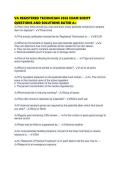 VA REGISTERED TECHNICIAN 2026 EXAM SCRIPT QUESTIONS AND SOLUTIONS RATED A&period;pdf