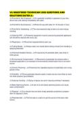 VA REGISTERED TECHNICIAN 2026 QUESTIONS AND SOLUTIONS RATED 1&period;pdf