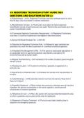 VA REGISTERED TECHNICIAN STUDY GUIDE 2026 QUESTIONS AND SOLUTIONS RATED A&period;pdf