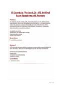 IT Essentials &lpar;Version 8&period;0&rpar; &ndash; ITE 8&period;0 Final&NewLine;Exam Questions and Answers