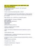 ISDS 361A COMPREHENSIVE 2026 QUESTIONS AND SOLUTIONS RATED A&period;