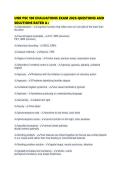 UNR PSC 100 EVALUATIONS EXAM 2026 QUESTIONS AND SOLUTIONS RATED A&period;pdf