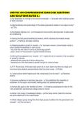 UNR PSC 100 COMPREHENSIVE EXAM 2026 QUESTIONS AND SOLUTIONS RATED A&period;pdf