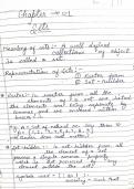 Class 11 Mathematics SETS chapter notes and complete NCERT solution &NewLine;