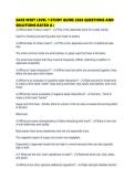 SAKE WSET LEVEL 1 STUDY GUIDE 2026 QUESTIONS AND SOLUTIONS RATED A&period;pdf