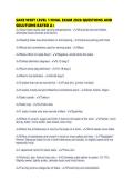 SAKE WSET LEVEL 1 FINAL EXAM 2026 QUESTIONS AND SOLUTIONS RATED A&period;pdf