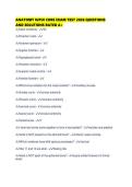 ANATOMY IUPUI CORE EXAM TEST 2026 QUESTIONS AND SOLUTIONS RATED A&period;pdf&NewLine;&NewLine;1&period; Document information