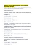 ANATOMY IUPUI FINAL EXAM 2026 QUESTIONS AND SOLUTIONS RATED A&period;pdf