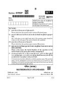 Mathematics Questions&lpar;From INDIA&rpar;