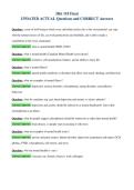 Hlst 110 Final&NewLine;UPDATED ACTUAL Questions and CORRECT Answers