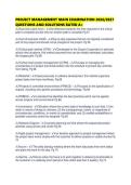 PROJECT MANAGEMENT MAIN EXAMINATION 2026&period;pdf&NewLine;&NewLine;1&period; Document information