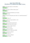 Exam 1 Review HMGT 3301&NewLine;UPDATED ACTUAL Questions and CORRECT Answers
