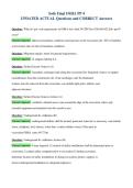 Soils Final OSHA PP 4&NewLine;UPDATED ACTUAL Questions and CORRECT Answers