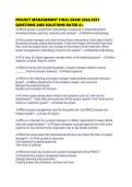 PROJECT MANAGEMENT FINAL EXAM 2026&period;pdf&NewLine;&NewLine;1&period; Document information